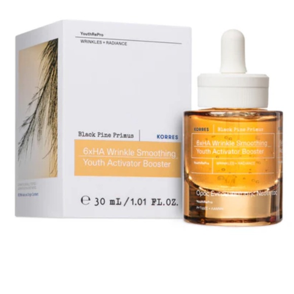 NIB Korres Black Pine Primus 6xHA Wrinkle Smoothing Youth Activator - Picture 2 of 4